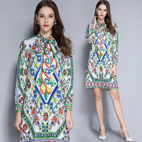 2019 платье новое женское весеннее Vestidos брендовая люксовая дизайнерская подиумная