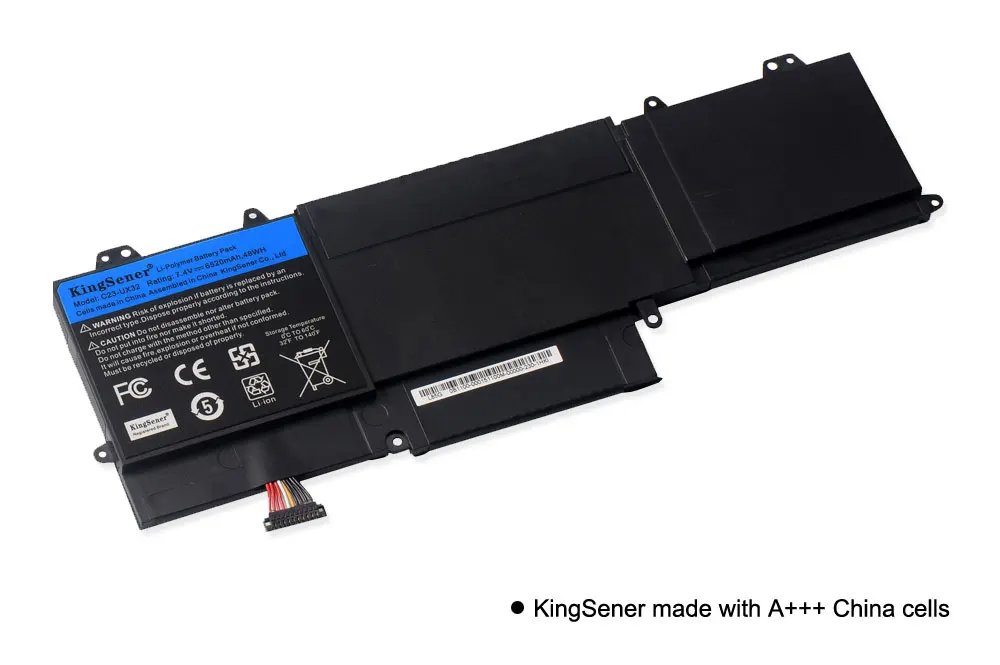 KingSener C23-UX32 Аккумулятор для ноутбука Asus VivoBook U38N U38N-C4004H ZenBook UX32 UX32A UX32VD UX32LA 7,4 V 6520 мА-ч