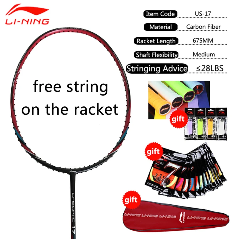 Оригинальные профессиональные высококачественные ракетки для бадминтона Li Ning