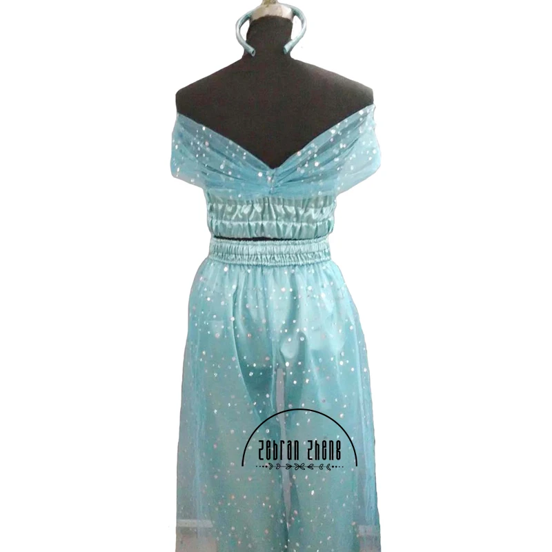 Бесплатная доставка Новое поступление Карнавальный костюм принцессы жасмина