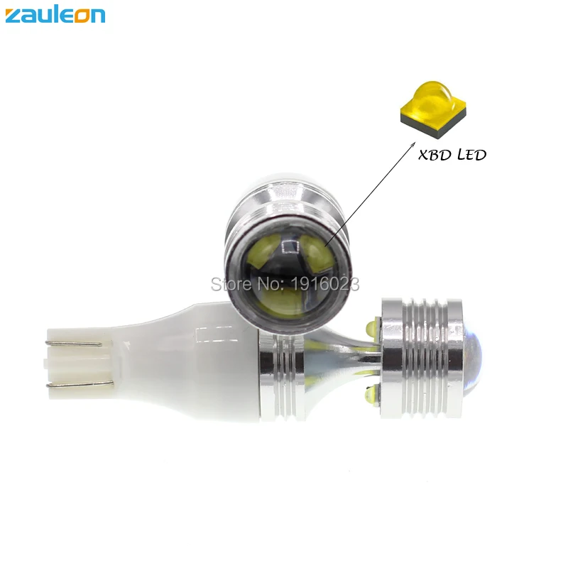Zauleon 2 шт. T15 W16W 921 LED дублирующая для парковки заднего вида лампа ксеноновая 30 Вт