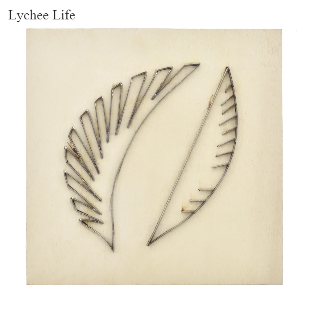 09 Lychee Life сталь лезвие правило высечки кожа удар круглый капля серьги Резак Плесень деревянные штампы Diy режущие инструменты - Цвет: 09
