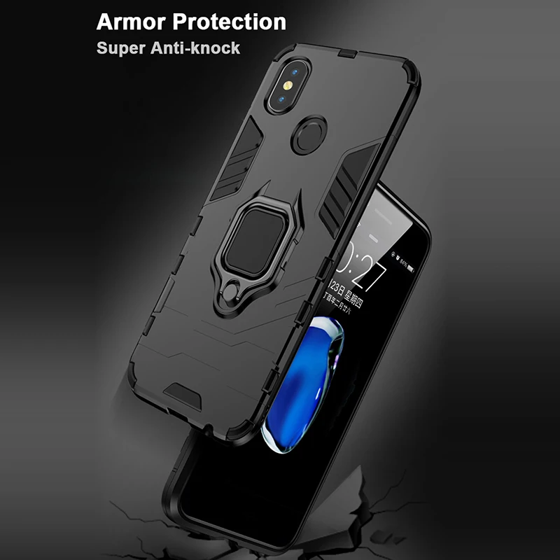 Гибридный армированный Жесткий Мягкий чехол для Huawei P20 Lite Pro P смарт-чехол с