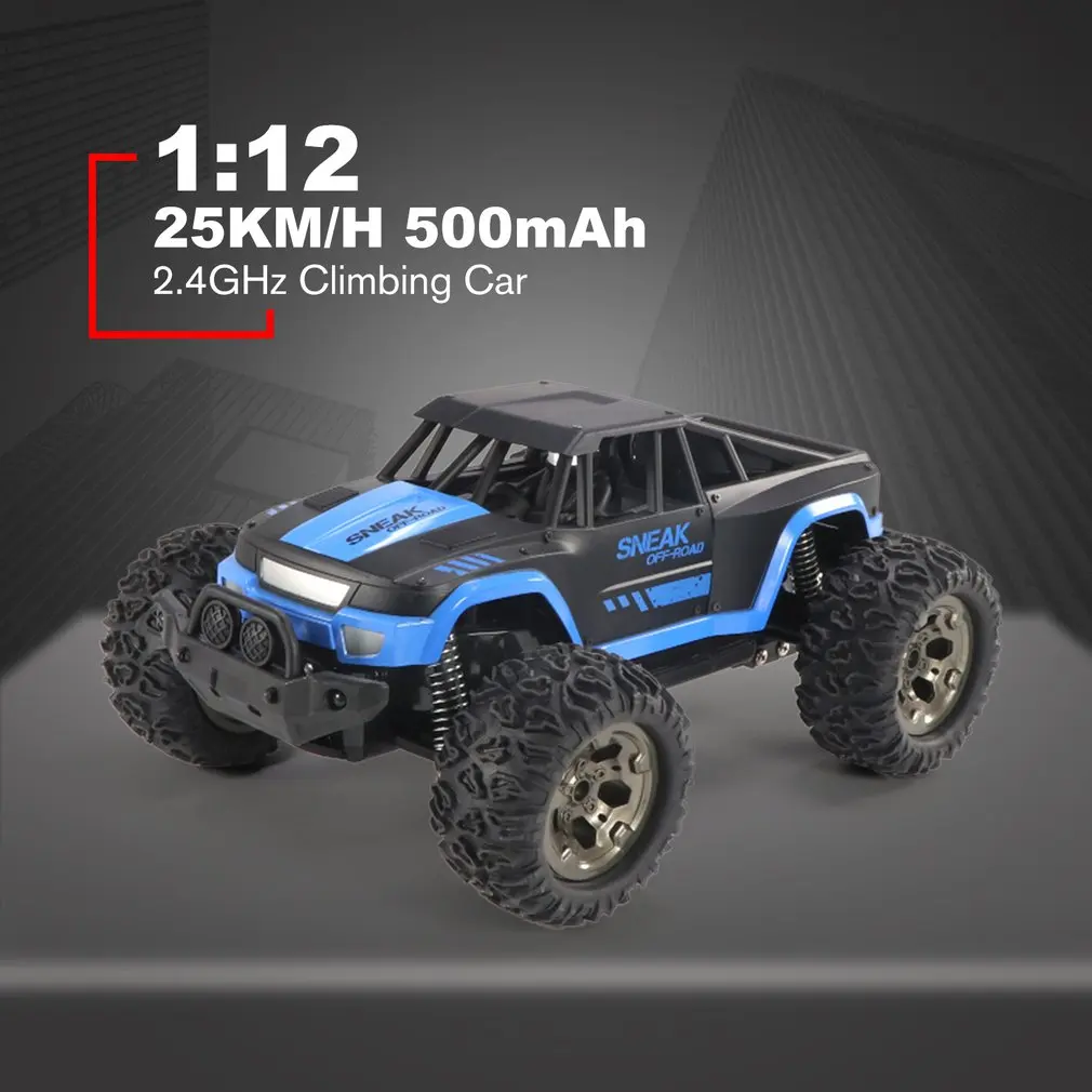 1/12 RC автомобиль, альпинистский автомобиль, внедорожник, привод Bigfoot, модель дистанционного управления, внедорожный автомобиль, игрушки для мальчиков, подарок для детей