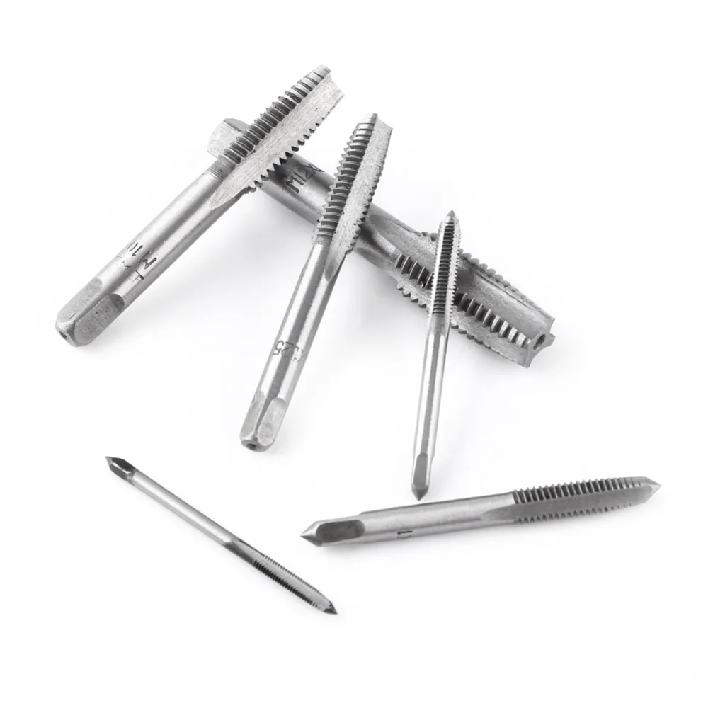 12 шт./компл. метрический ручной гайковерт набор сверл с прямыми канавками