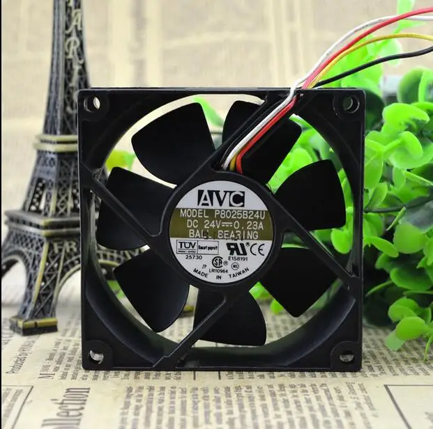 8 см AVC 8025 0.23a 24 V Инверторные промышленные охлаждающего вентилятора компьютера