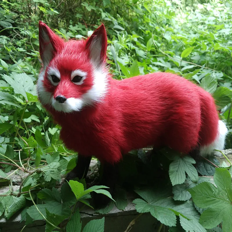 Реалистичная стоящая кукла firefox около 35x22 см|doll gift|fox toyred fox toys |