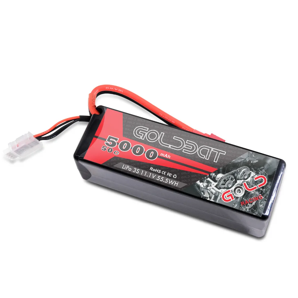 GOLDBAT 5000mAh LiPo батарея 11,1 V 3S RC LiPo батарея для rc автомобиля LiPo 3S lipo 50C с T& XT60 Разъем для RC Heli Дрон автомобиль Лодка