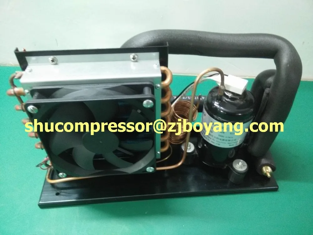 12/24 В супер мини без конденсации unitsystem для 12 В/24 Солнечный холодильник солнечной