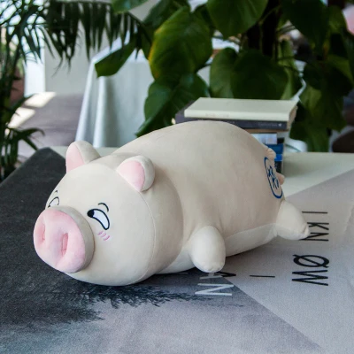 38-70cm 9 Syles Lying Resting Pig Stuffed Plush Toy Big Dolls Birthday Gift Sofa Cushion Cute Soft Sleeping with Nostril | Игрушки и