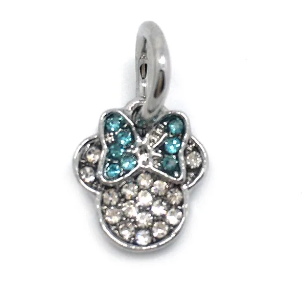 Бусины для Стразы с изображением Микки и Минни амулеты большая дыра 20 шт. |