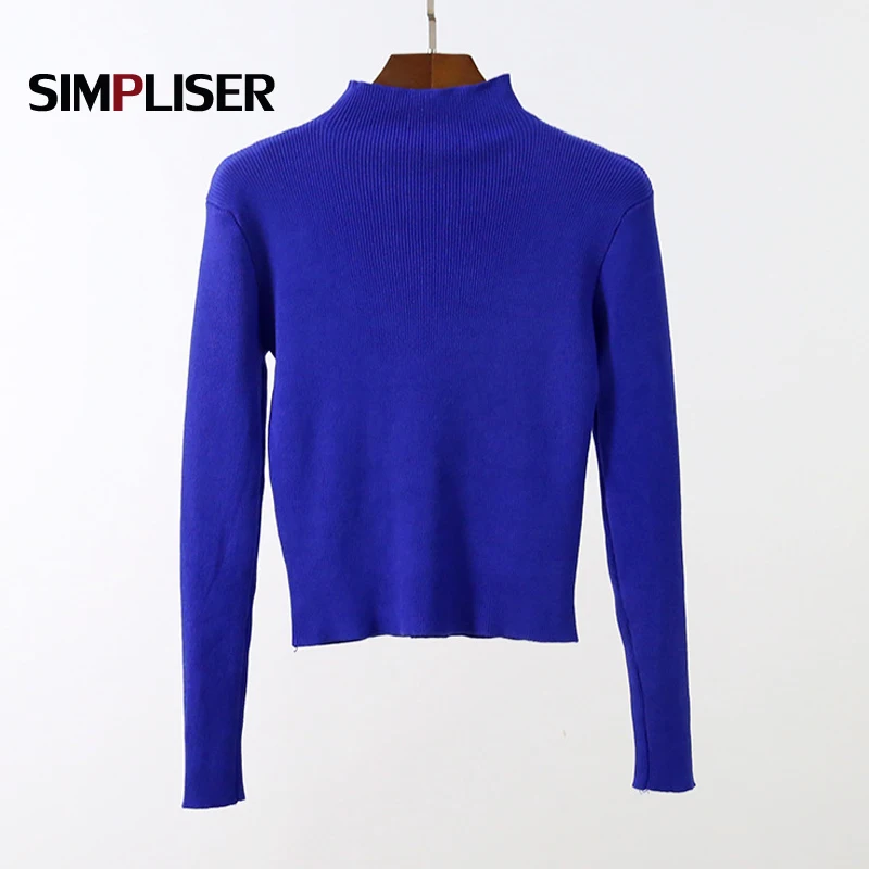 Turtleneck Pullovers Femme 2018 Knitted Sweater Women Winter Pull Knitting Tops Long Sleeve Ladies Vintage Sweaters | Женская одежда