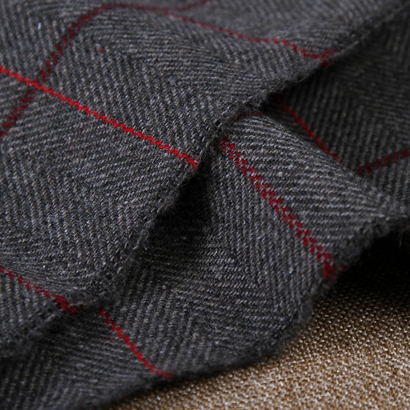 1 Meter Autumn 10% Wool 90% Polyester Woolen Fashion Fabric Warm for DIY Tailor Coat Clothing Cloth | Дом и сад