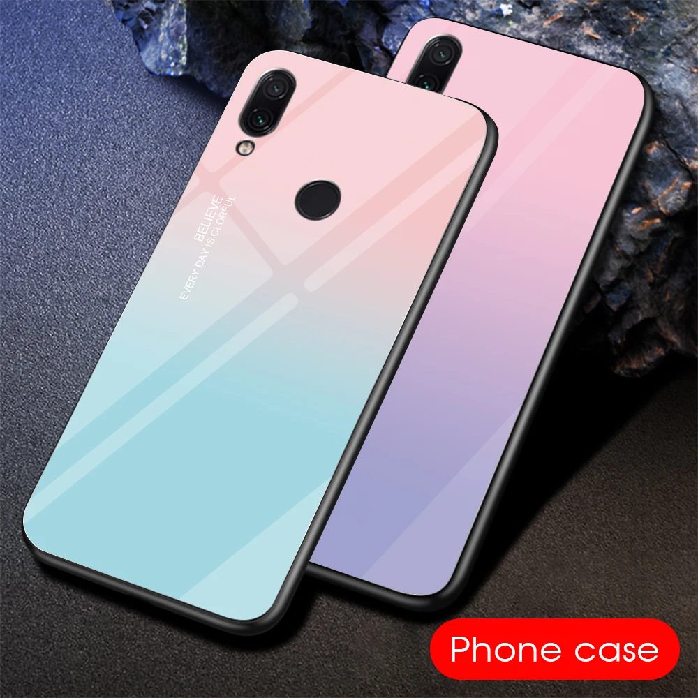 Чехол для телефона из закаленного стекла Xiaomi Redmi Note 7 6 5 Pro Mi 9 8 A2 Lite Mi9 Mi8 задняя