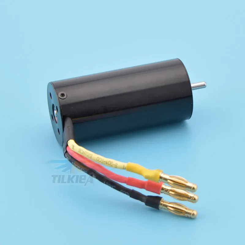 Rc лодка 2858 мотор бесщеточный двигатель 2800 rpm/v 4 полюса 1400 Вт 17.7A лучше для 3S