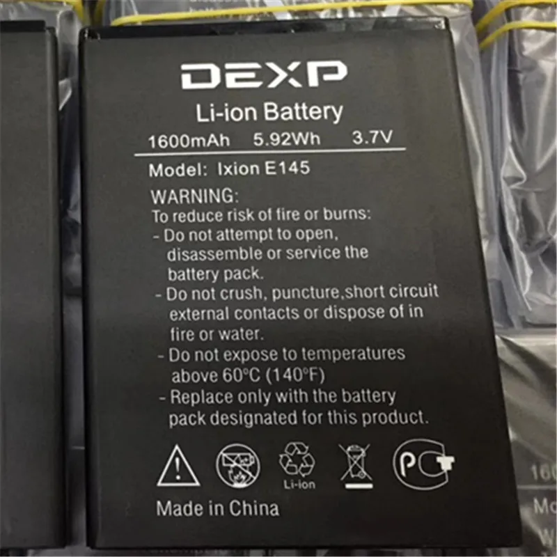 1600mAh battery For DEXP Ixion E145 (EVO SE) Batteries | Мобильные телефоны и аксессуары
