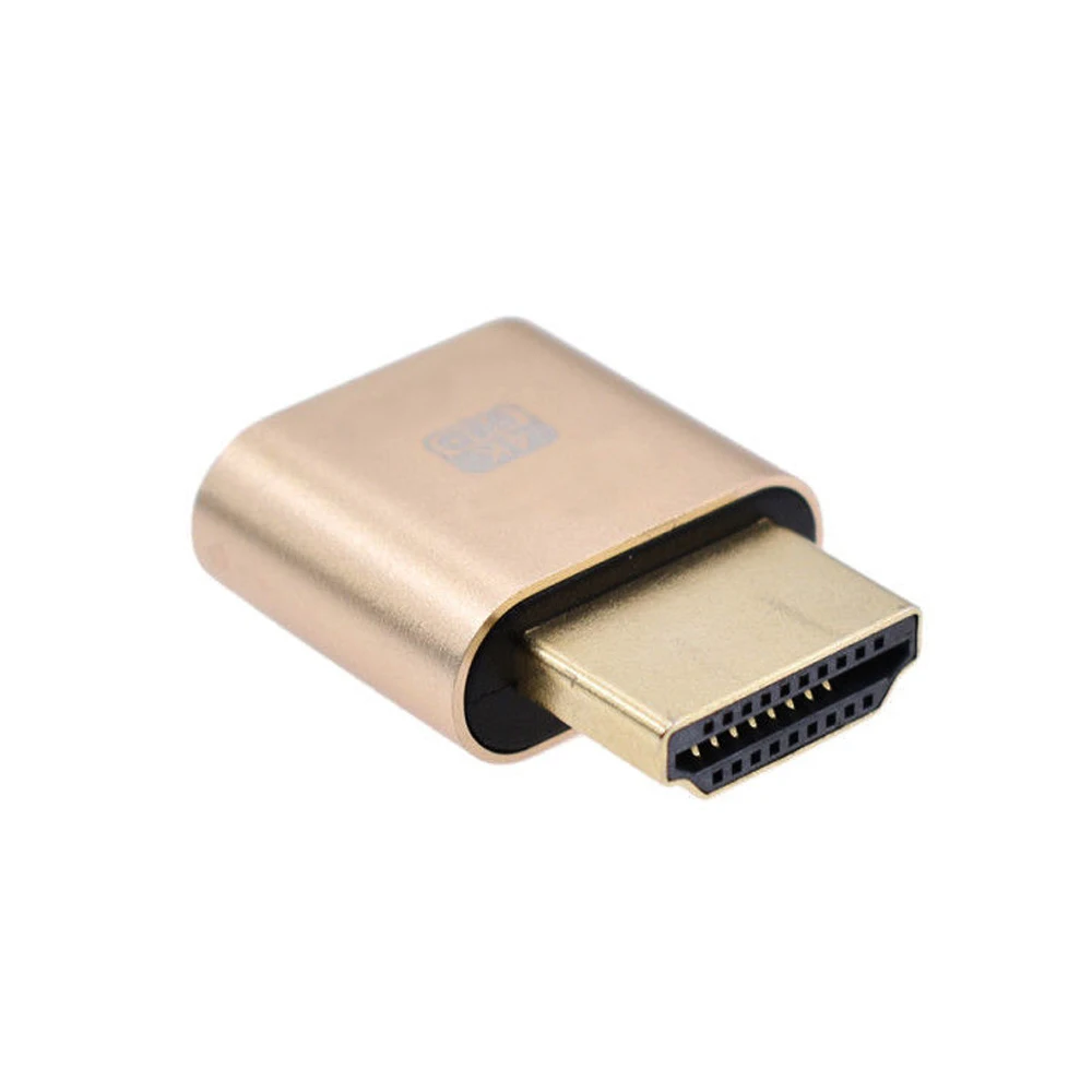 VGA виртуальный дисплей адаптер HDMI 1 4 DDC EDID заглушка Безголовый призрак эмулятор
