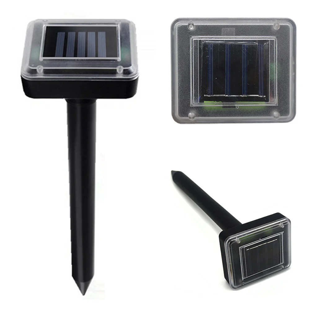 

1pc Solar Power Ultrasonic Signals Animal Repeller Outdoor Garden Bird Mouse Expeller