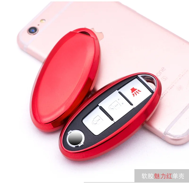 Новый мягкий ТПУ чехол для автомобильного ключа стайлинга автомобиля Nissan Key 3/4/5