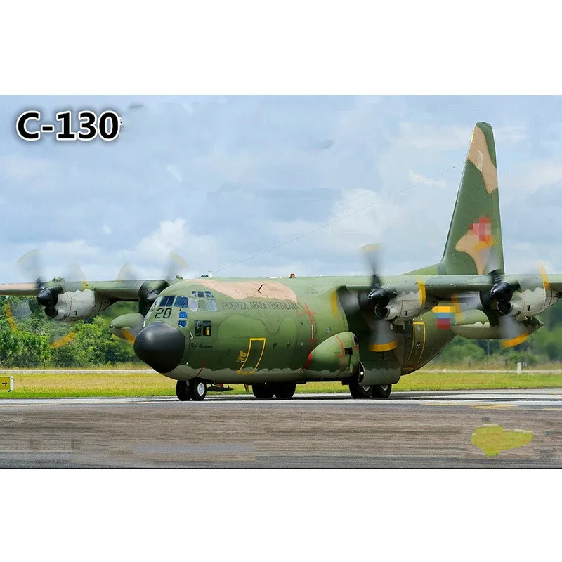 C-130 1:50 Геркулес Транспортная Машина бумажная модель самолет Бумажная модель ВВС США DIY Ручная работа Военная коллекция