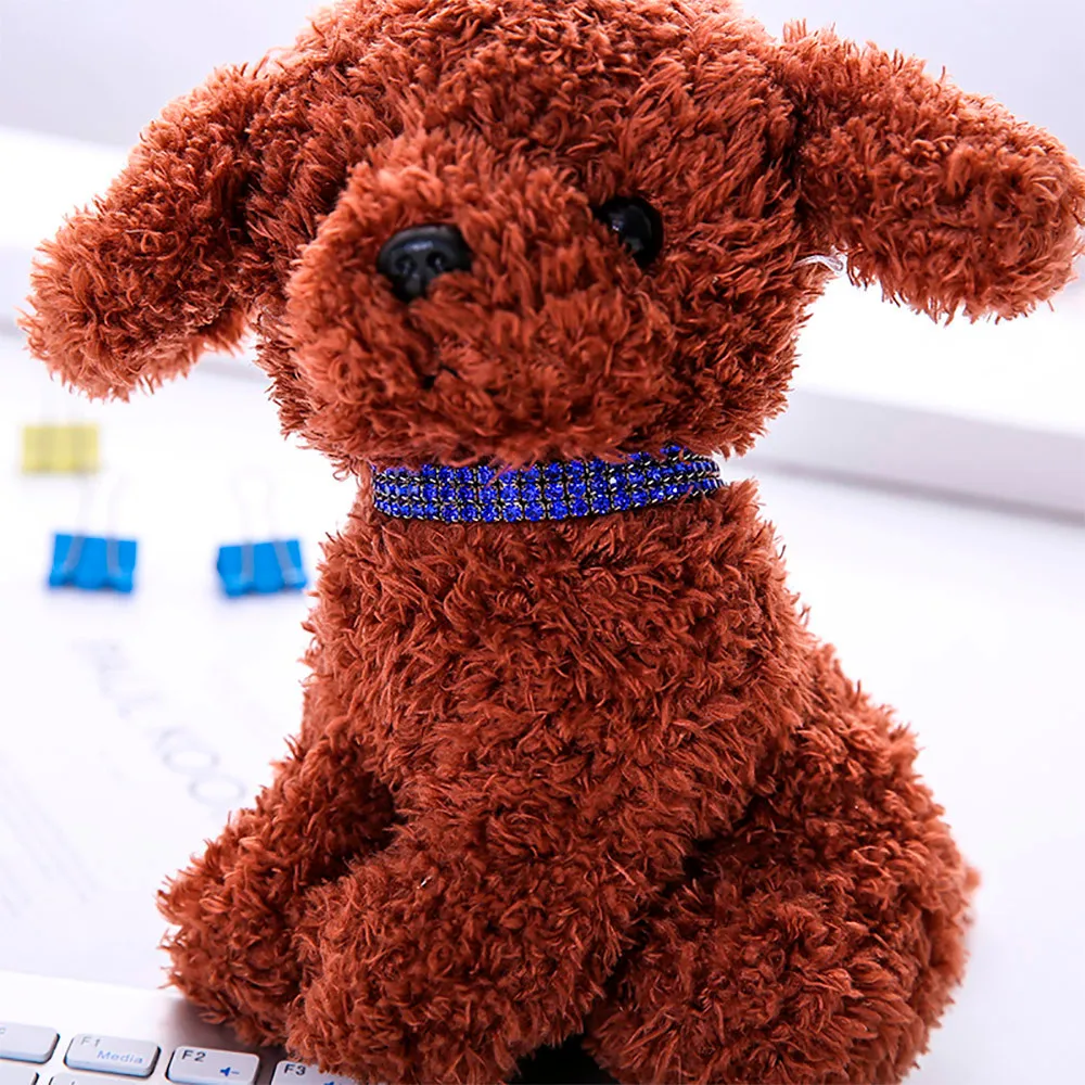 Dropshipping Cute Mini Pet Dog Bling Rhinestone Chocker Collars Fancy Necklace | Дом и сад