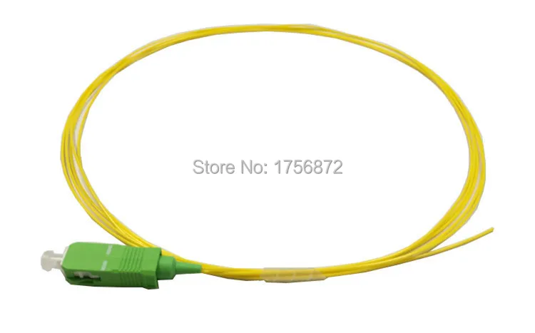 

50pcs/lot SM SX PVC 0.9mm 1 Meters SC/APC Fiber Optic Pigtail