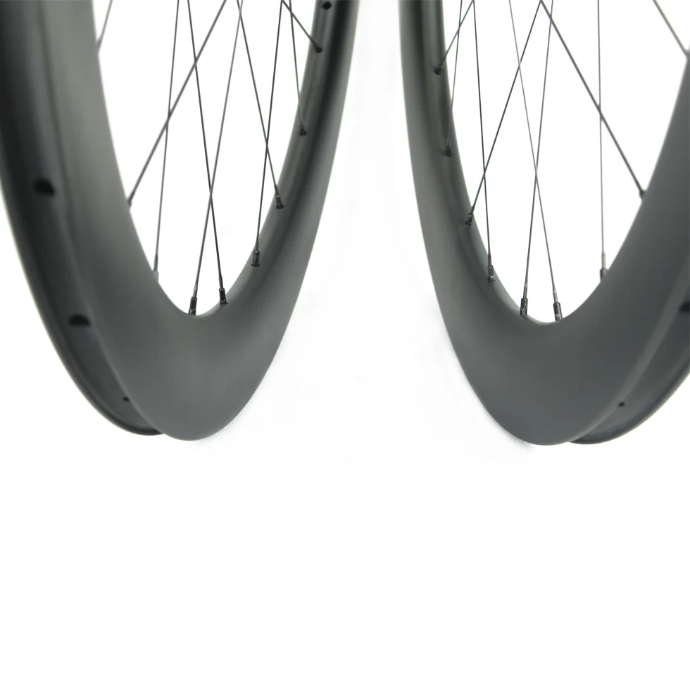 700c wheelset carbon road bike wheels 55mm deep clincher 26mm wide U образная Бескамерная Совместимость WRC