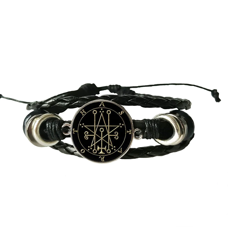 Винтажный браслет в античном стиле со знаком зодиака ведьмахство стеклянный