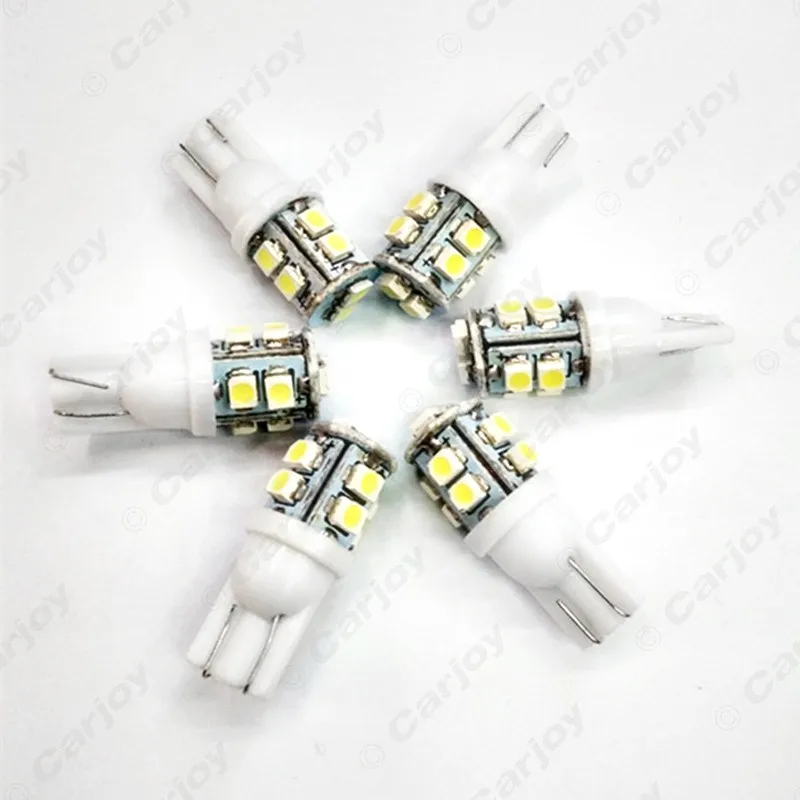 LEEWA 5 шт. яркий T10 клин 168 194 W5W Автомобильные светодиодные лампы 1210 10SMD 12 в 7 цветов
