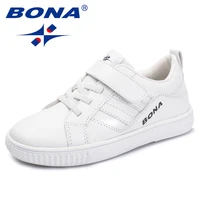 bona new fashion style children casual shoes synthetic girls flats hook loop boys loafers outdoor sneakers shoes free shipping