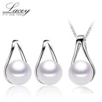 natural pearl jewelry sets wedding jewelry sets for women925 silver real pearl jewelry sets girlfriend birthday gift white