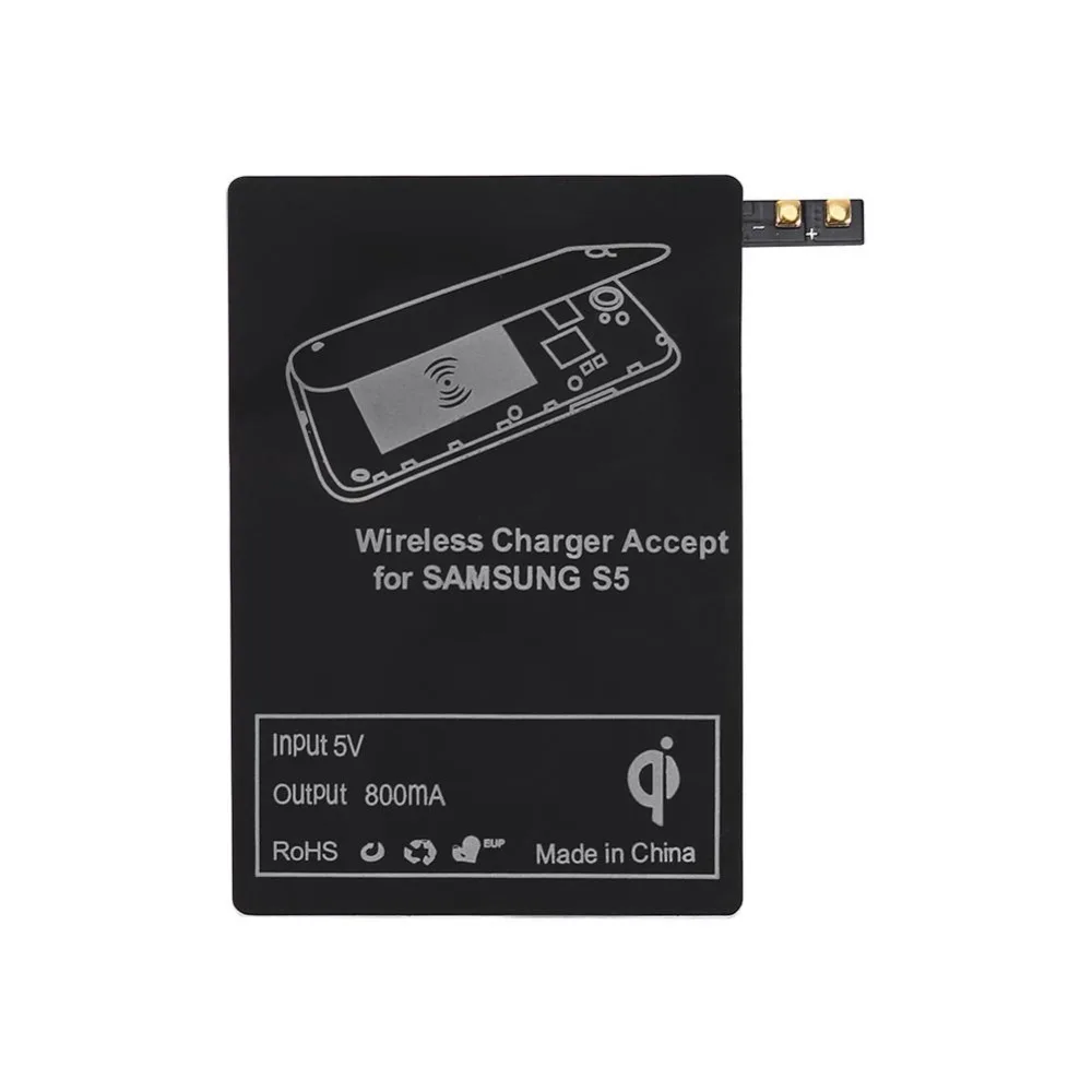 Qi Беспроводное зарядное устройство приемник комплект микро USB и тип-c наклейка для зарядки приемник для samsung Galaxy S3 S4 S5 Note2 Note3 Note 4