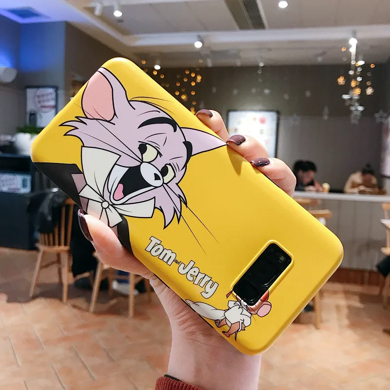 YHBB чехол S Классический мягкий с мультяшным рисунком для samsung Note 8 9 Милый Забавный