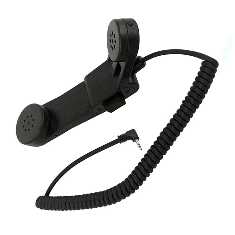 

NEW 1 Pin 2.5mm Military Handheld Speaker Mic H250 Shoulder Microphone PTT for Radio Walkie Talkie EM1000 MR356R T5100 T6320