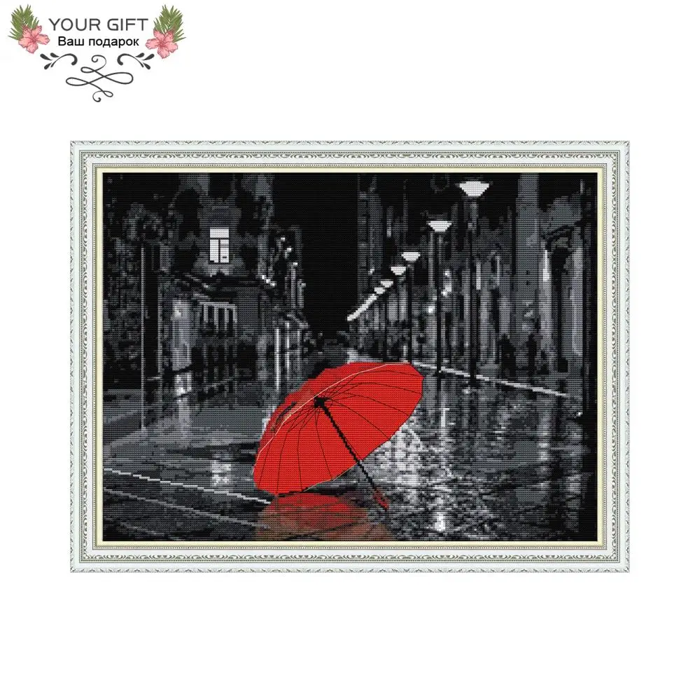 Joy Sunday F974 14CT 11CT Счетный и штампованный домашний декор уличная вышивка сделай сам