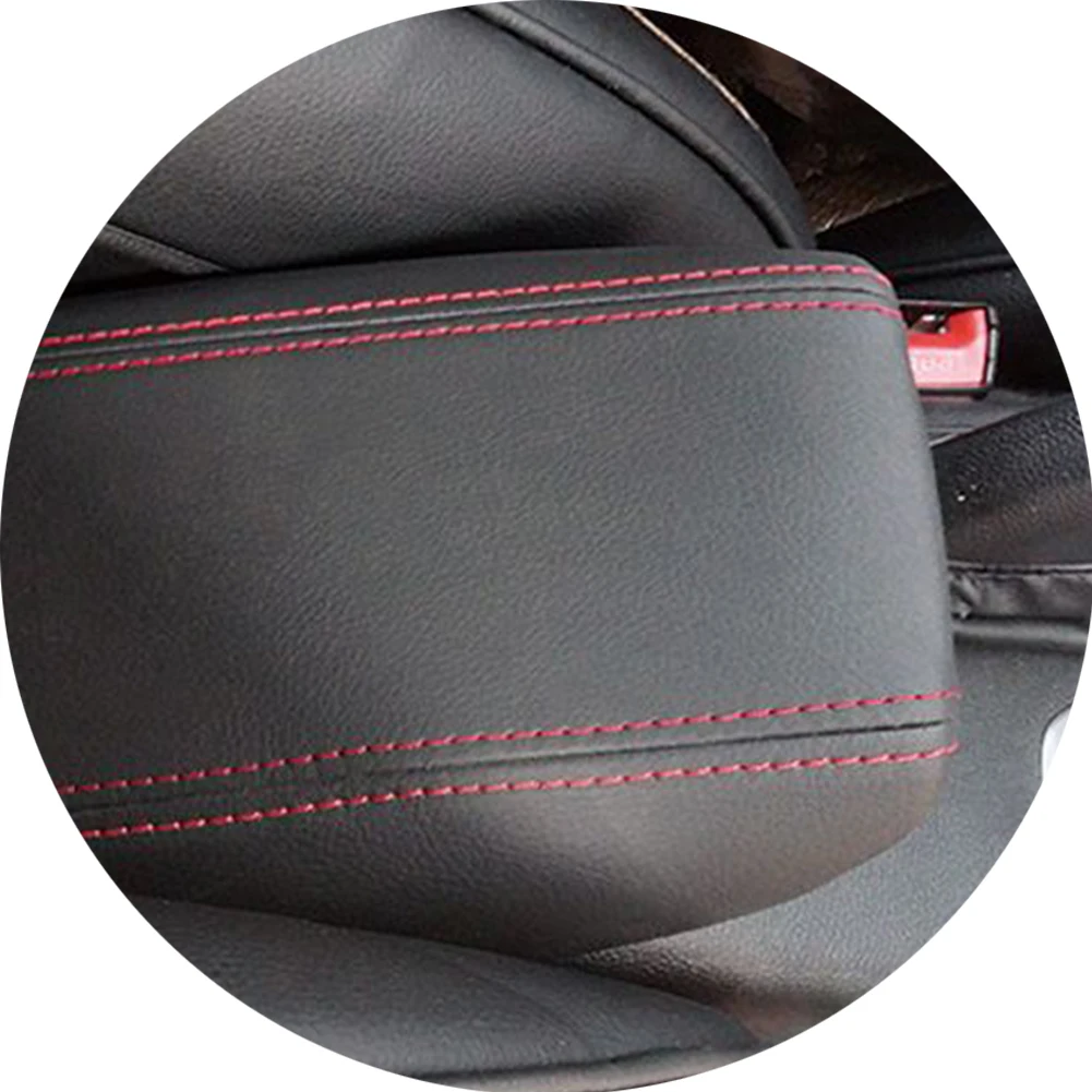 Кожаный Автомобильный брелок крышка кожи колпачок центральной крышки консоли