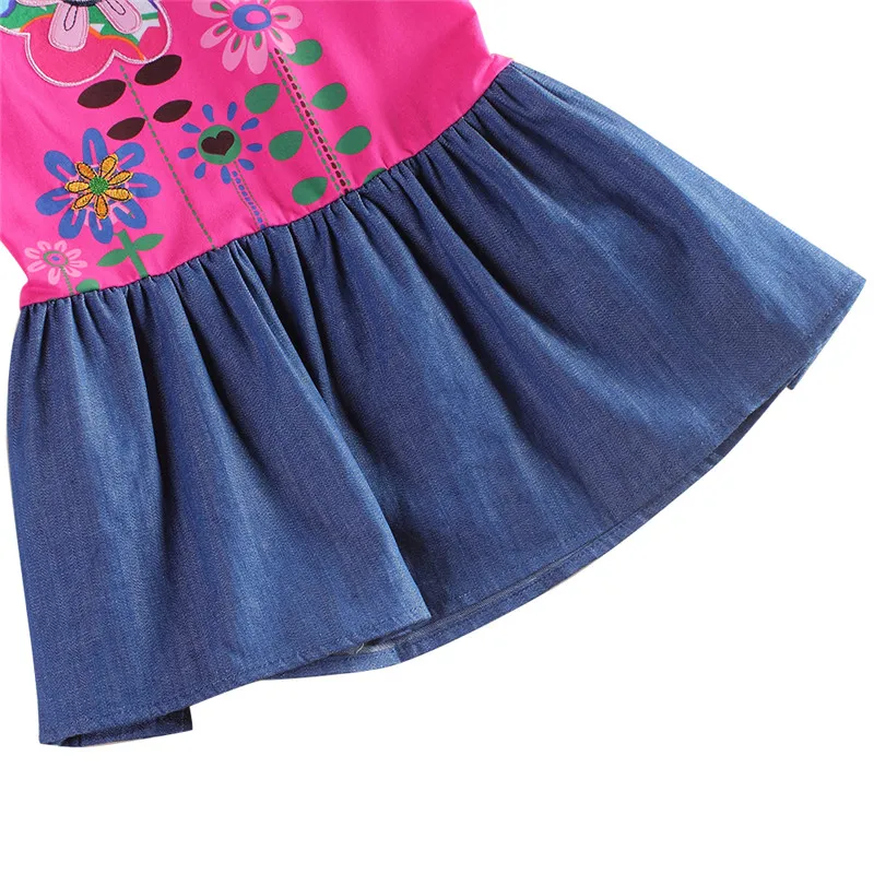 NOVATX Girls Dresses Baby Clothes 2018 Brand Summer Kids Princess Dress Costumes Floral Children Cotton H6063D | Детская одежда и