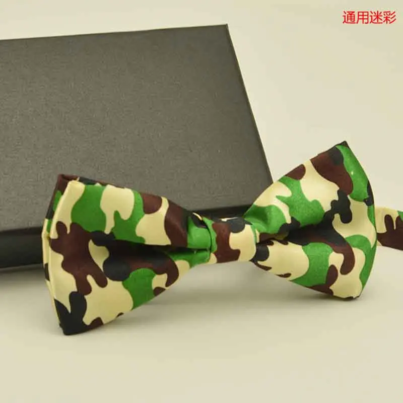 2017 военные энтузиасты Досуг галстук бабочка новинка Камуфляж армейский зеленый