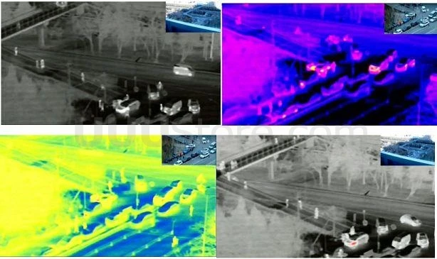 30 кратный зум двойной датчик подвесной камеры тепловая инфракрасная камера Дрон
