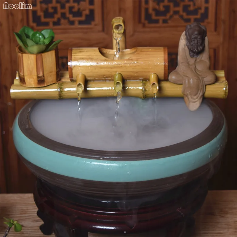 Керамический аквариум бамбуковый фильтр для воды украшение Бамбуковая