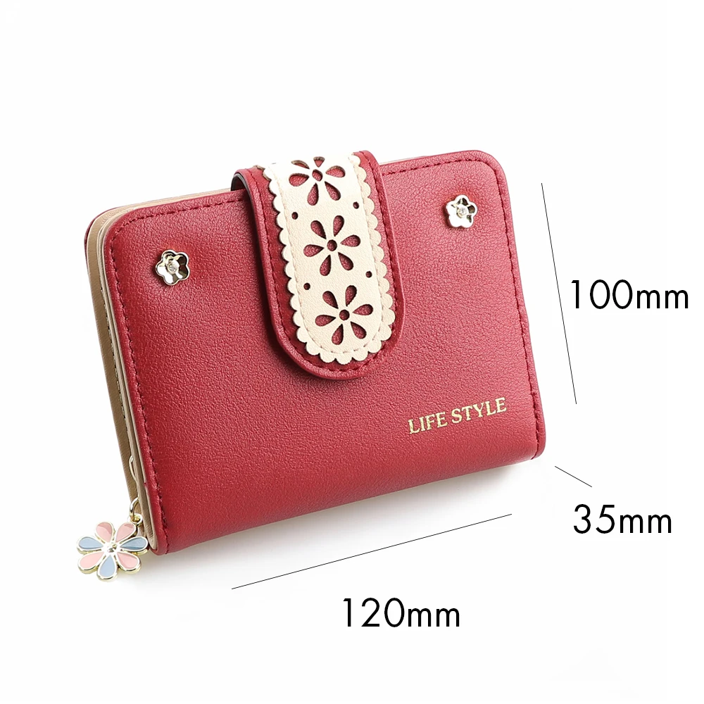 Новинка 2018 Модный маленький кошелек с цветами женские роскошные брендовые
