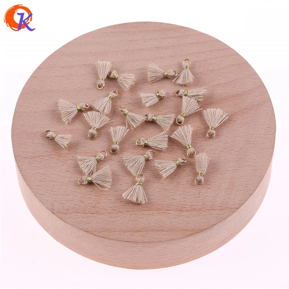 LS-1CM-51 Сердечный дизайн 20 шт./лот 1 см хлопковые кисточки/Аксессуары для ювелирных изделий/Ювелирные изделия/золотое кольцо/серьги кисточки/diy Аксессуары - Цвет: LS-1CM-51