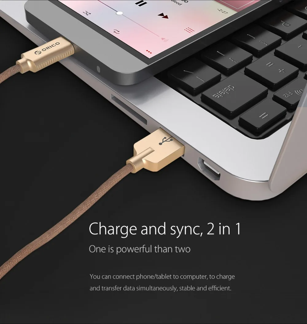 ORICO HCU usb type C кабель 3 фута 100 см 2,4 A кабель для быстрой зарядки для huawei