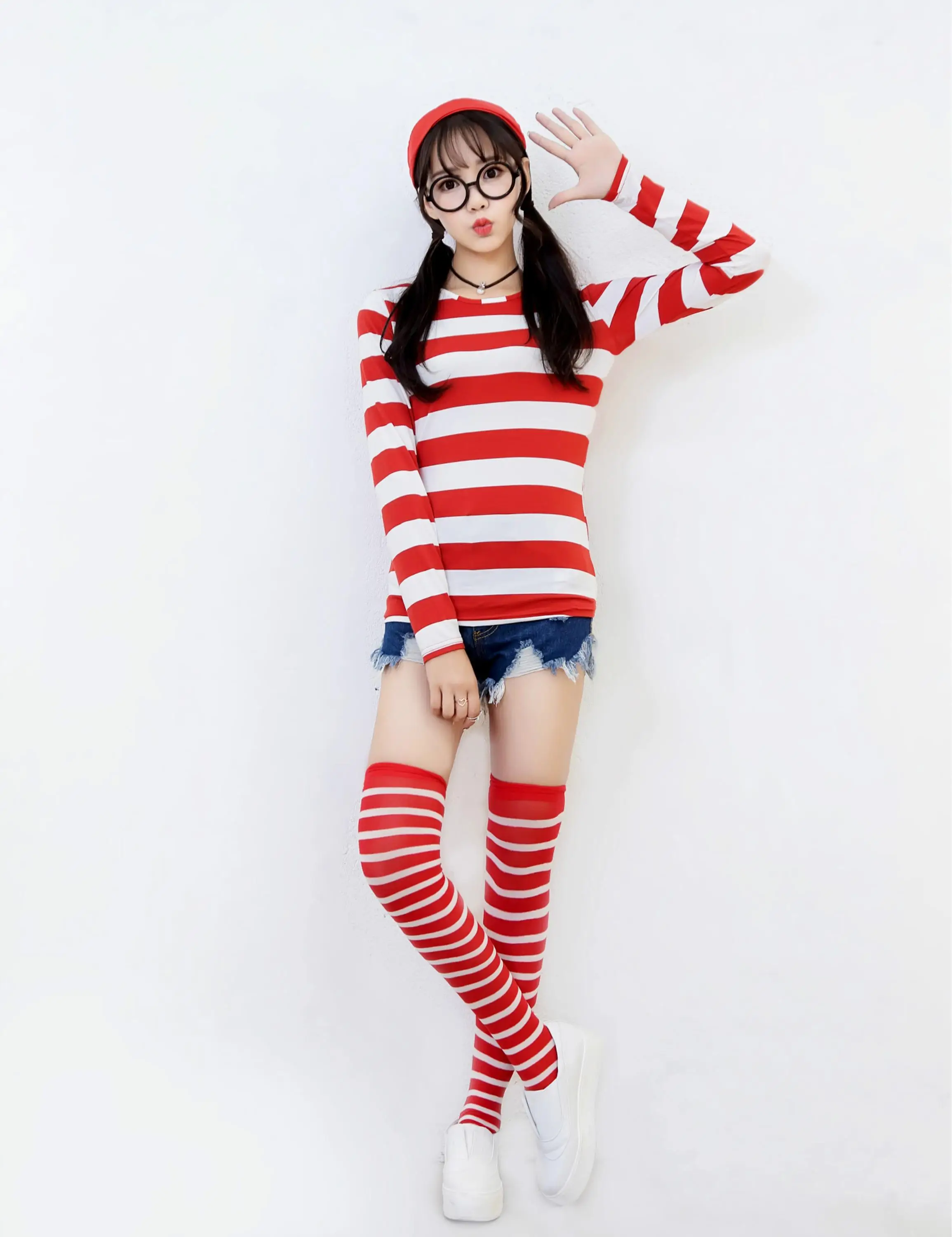 Костюм Аниме Wally женский костюм дня книги недели Wenda Waldo маскарадный рубашка шляпа