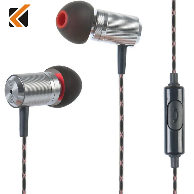 KINDEN Бас Стерео Шумоизолирующие Наушники Вкладыши Алюминиевый Корпус Металл