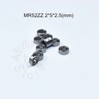 MR52ZZ 2*5*2,5 (мм) 10piecesbearing Бесплатная доставка ABEC-5 металлическим герметичным Миниатюрный Мини подшипник MR52 MR52ZZ конический роликовый подшипник хромистой стали подшипника