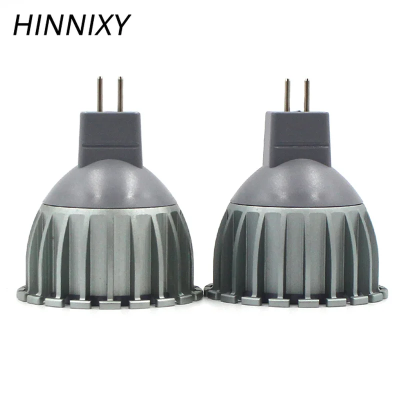 Hinnixy MR16 GU5.3 LED COB лампа 12V 5W алюминиевая чашка прожектор энергосберегающая теплый