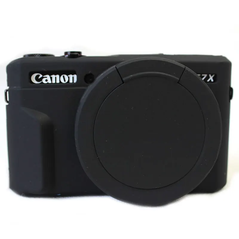 Красивый защитный чехол для Canon G7X Mark 2 II G7X2 G7XII с силиконовой крышкой объектива