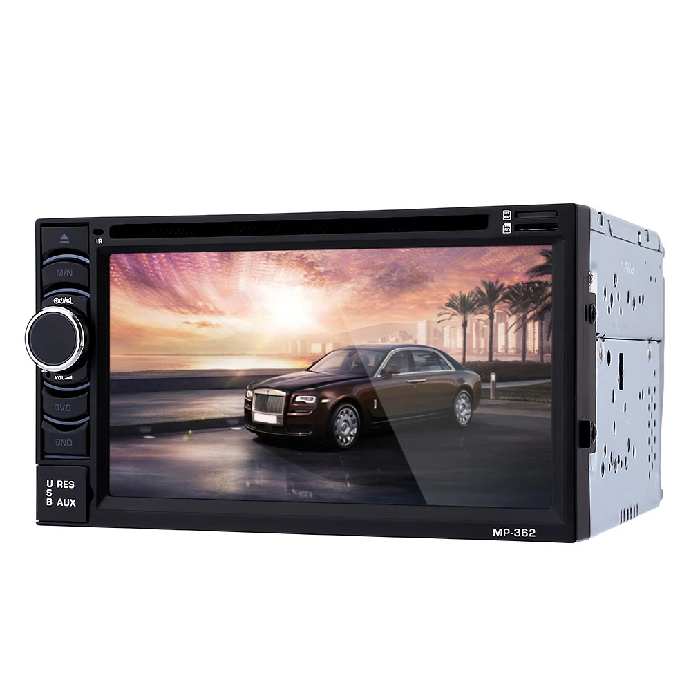 Универсальный автомобильный MP5 плеер Bluetooth 2 Din 1080 P 6 дюймов TFT Сенсорный экран 12 В