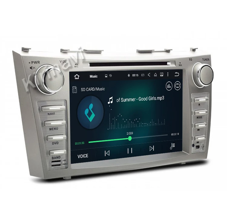 Автомобильный dvd-плеер Kirinavi android 7,1 1024*600 для toyota camry 2007 2008 2009 2010 2011 Автомобильная Мультимедийная система wifi 3g playstore